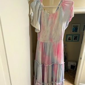 Ivy City Cotton Candy Dress Medium